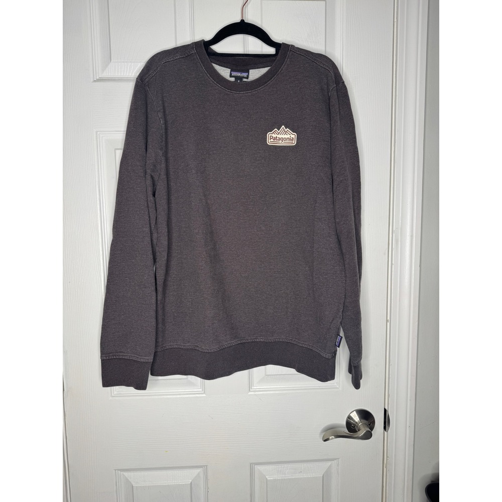 Patagonia Men's Daily Crewneck Purple‎ Size Medium Organic Cotton